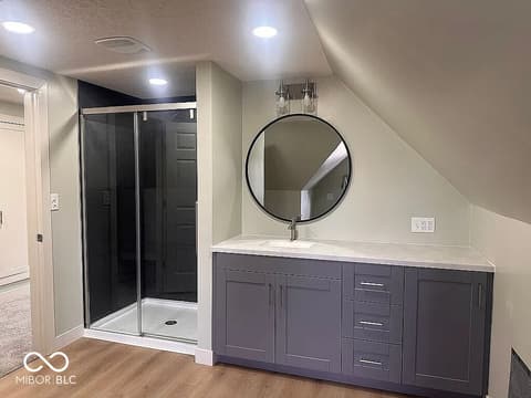 Bathroom at 409 S Graham Street, Martinsville, IN