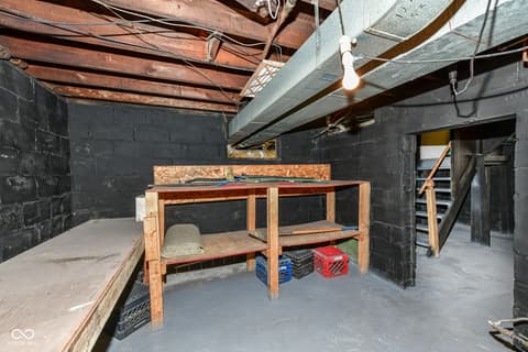 Basement at 1940 N Dearborn Street, Indianapolis, IN