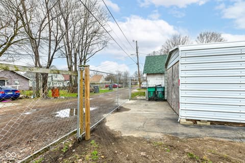 Backyard at 1940 N Dearborn Street, Indianapolis, IN