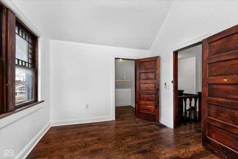 Bedroom at 71 Schiller Street, Indianapolis, IN