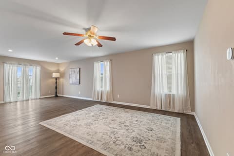 Living room at 1838 Cascades Drive, Greenfield, IN
