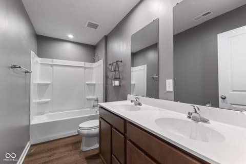 Bathroom at 1838 Cascades Drive, Greenfield, IN
