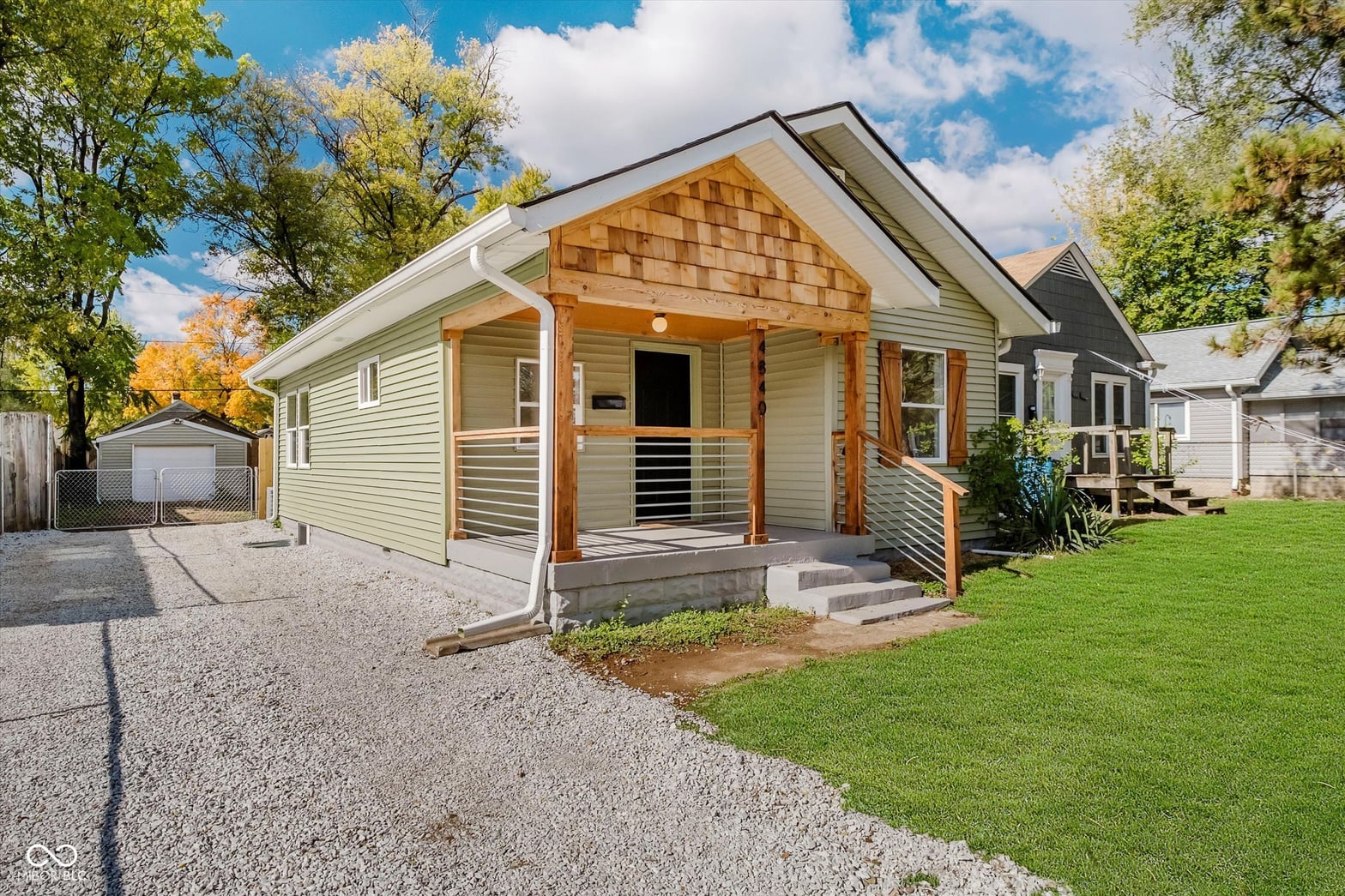 Front exterior at 4840 Hillside Avenue, Indianapolis, IN