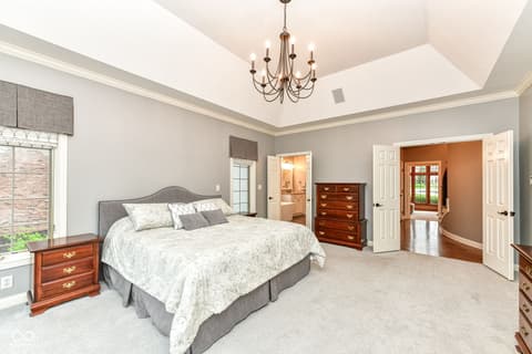 Primary bedroom at 128 Somerset Court, Noblesville, IN
