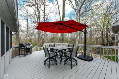 Backyard at 128 Somerset Court, Noblesville, IN