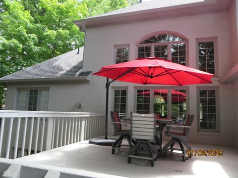 Backyard at 128 Somerset Court, Noblesville, IN