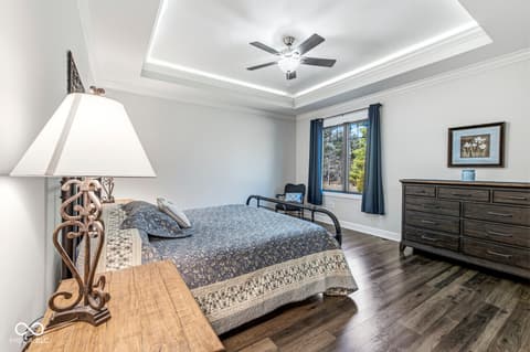 Bedroom at 1244 N Buck Creek Road, Greenfield, IN