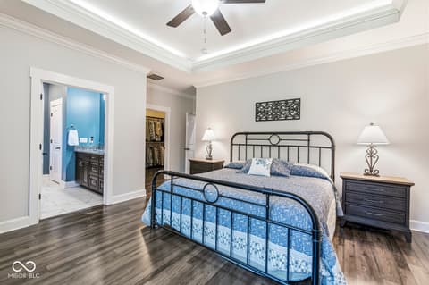 Bedroom at 1244 N Buck Creek Road, Greenfield, IN