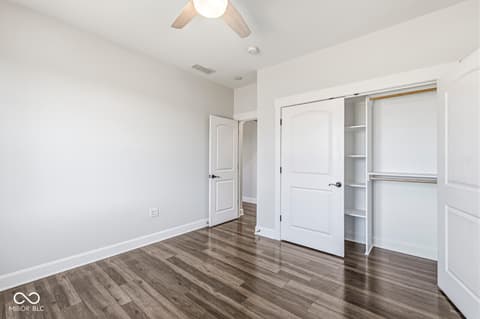 Bedroom at 1244 N Buck Creek Road, Greenfield, IN
