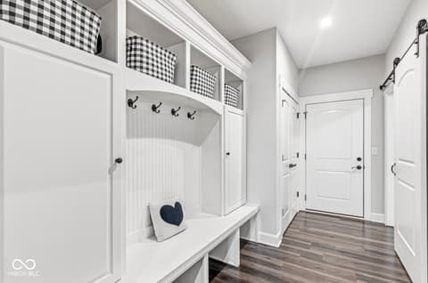 Laundry room at 1244 N Buck Creek Road, Greenfield, IN
