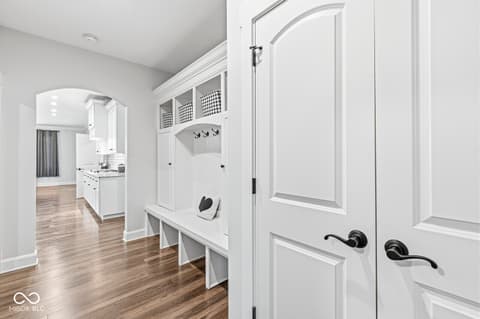 Laundry room at 1244 N Buck Creek Road, Greenfield, IN