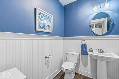 Bathroom at 1244 N Buck Creek Road, Greenfield, IN
