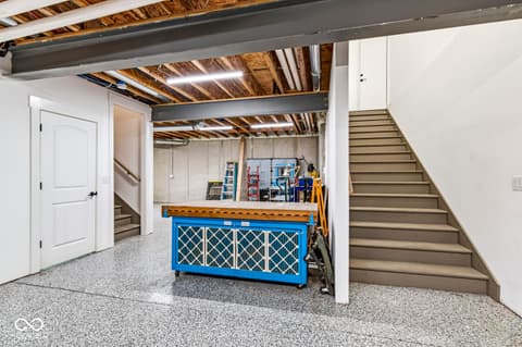 Basement at 1244 N Buck Creek Road, Greenfield, IN