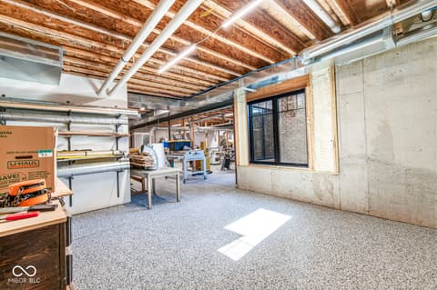 Basement at 1244 N Buck Creek Road, Greenfield, IN