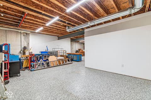Basement at 1244 N Buck Creek Road, Greenfield, IN