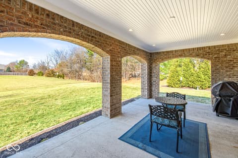 Front exterior at 1244 N Buck Creek Road, Greenfield, IN