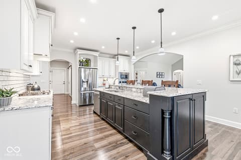 Kitchen at 1244 N Buck Creek Road, Greenfield, IN