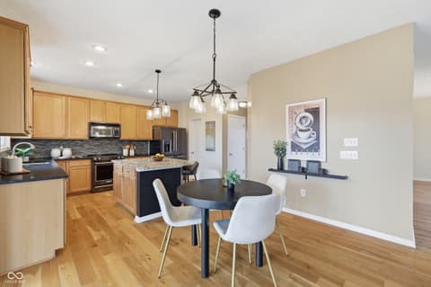Dining room at 1019 Belvedere Place, Westfield, IN