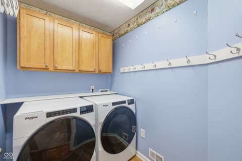 Laundry room at 1019 Belvedere Place, Westfield, IN