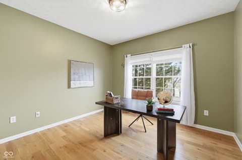 Home office at 1019 Belvedere Place, Westfield, IN