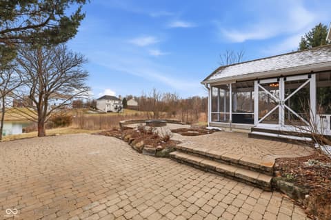 Outdoor living area at 1019 Belvedere Place, Westfield, IN