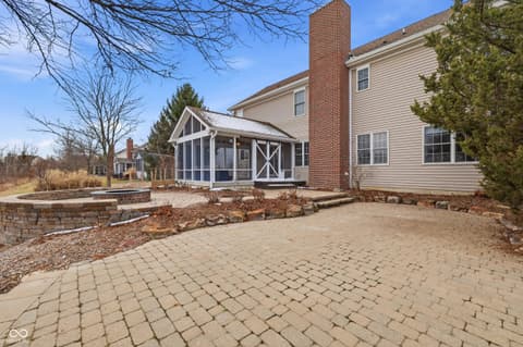 Backyard at 1019 Belvedere Place, Westfield, IN