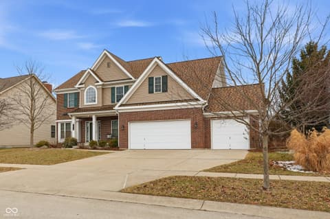 Front exterior at 1019 Belvedere Place, Westfield, IN