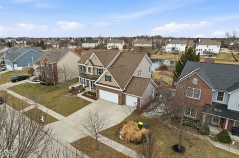 Aerial view at 1019 Belvedere Place, Westfield, IN