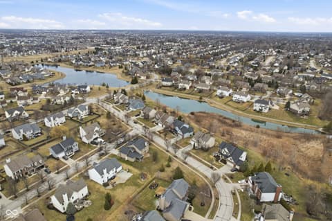 Aerial view at 1019 Belvedere Place, Westfield, IN