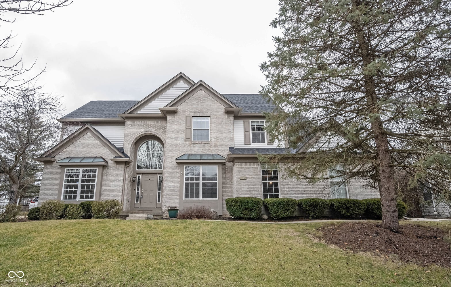 Front exterior at 7611 Prairie View Drive, Indianapolis, IN