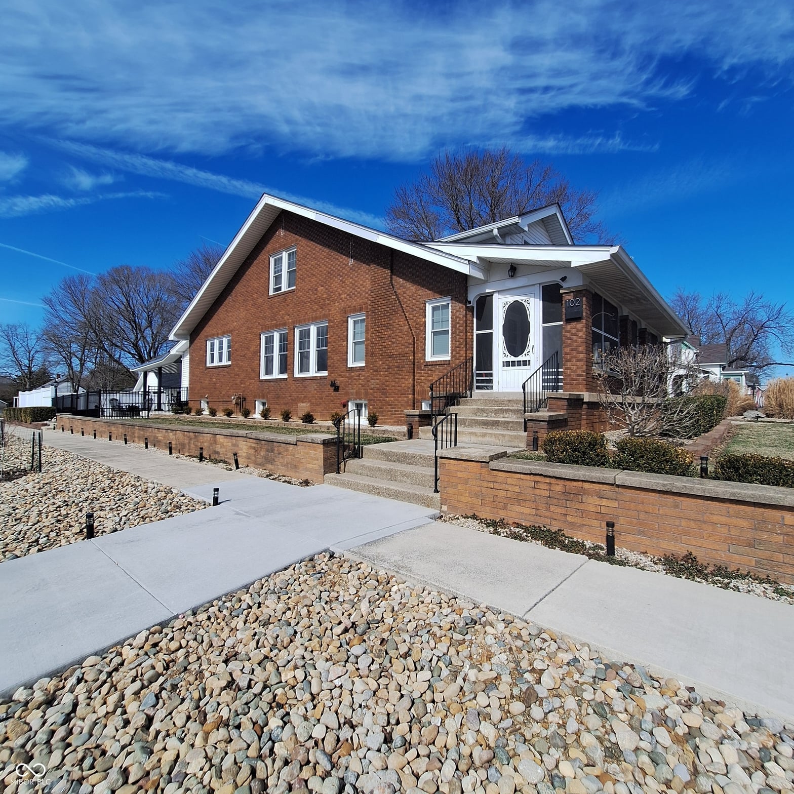 Front exterior at 102 N Main Street, Cloverdale, IN