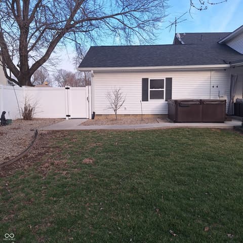 Yard at 102 N Main Street, Cloverdale, IN