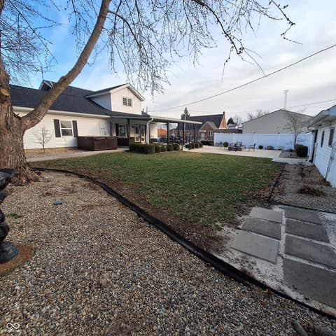 Backyard at 102 N Main Street, Cloverdale, IN
