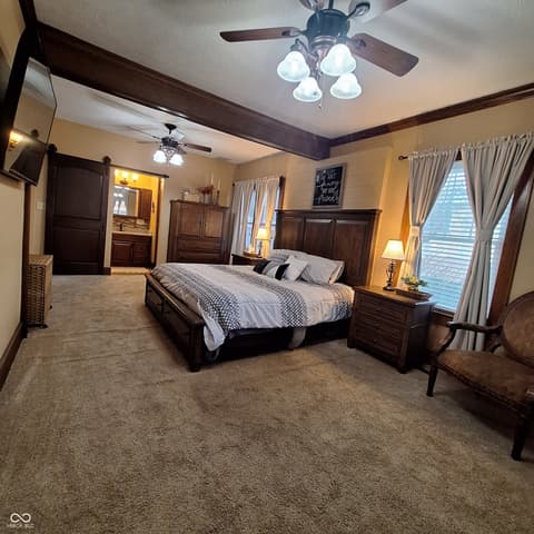 Bedroom at 102 N Main Street, Cloverdale, IN