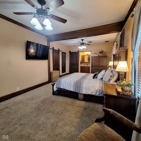 Bedroom at 102 N Main Street, Cloverdale, IN