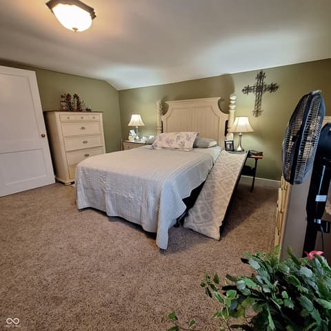 Bedroom at 102 N Main Street, Cloverdale, IN