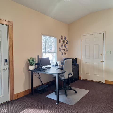 Home office at 102 N Main Street, Cloverdale, IN