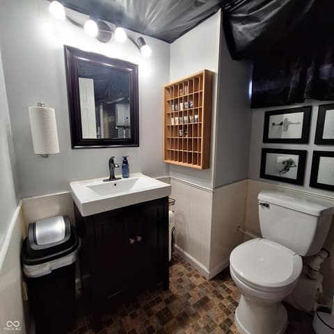 Bathroom at 102 N Main Street, Cloverdale, IN