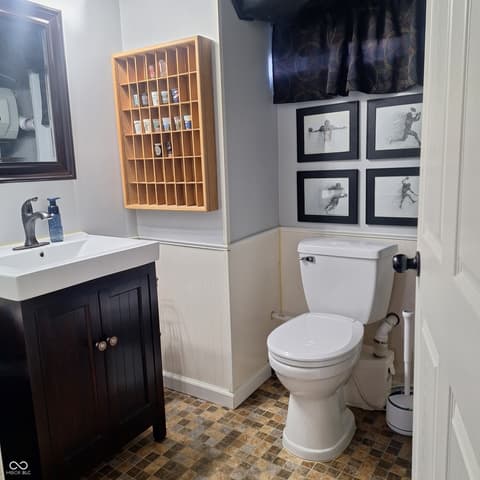 Bathroom at 102 N Main Street, Cloverdale, IN