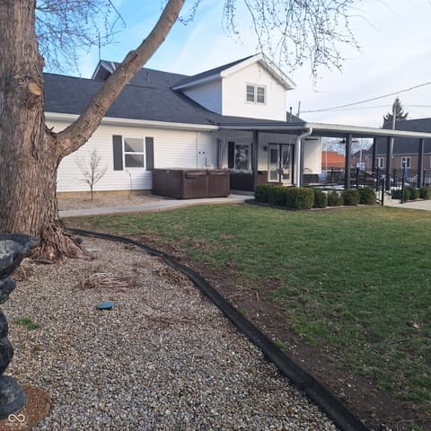 Backyard at 102 N Main Street, Cloverdale, IN