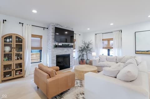 Living room at 2043 Columbia Avenue, Indianapolis, IN