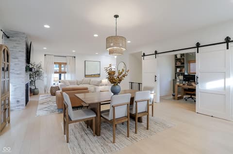 Dining room at 2043 Columbia Avenue, Indianapolis, IN
