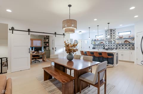 Dining room at 2043 Columbia Avenue, Indianapolis, IN