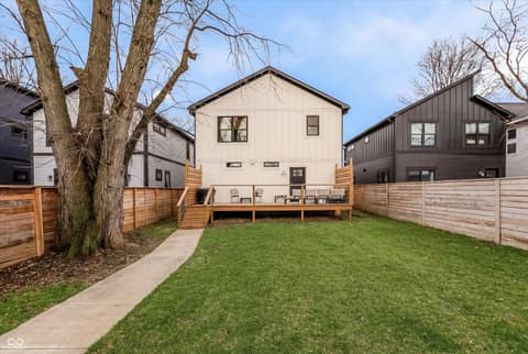 Backyard at 2043 Columbia Avenue, Indianapolis, IN