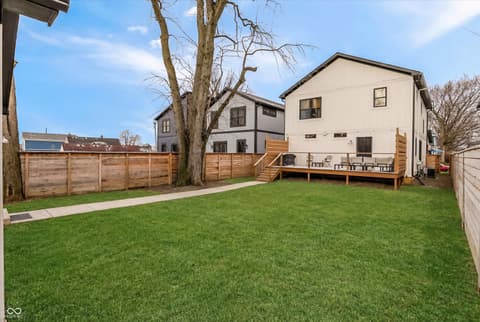 Backyard at 2043 Columbia Avenue, Indianapolis, IN