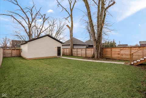 Yard at 2043 Columbia Avenue, Indianapolis, IN