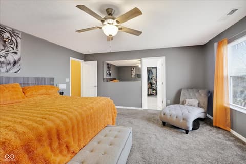 Bedroom at 1861 Osman Drive, Avon, IN