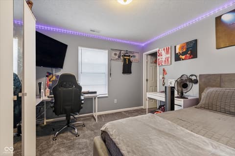 Bedroom at 1861 Osman Drive, Avon, IN