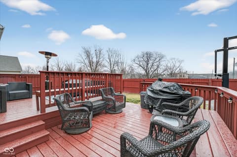 Outdoor living area at 1861 Osman Drive, Avon, IN