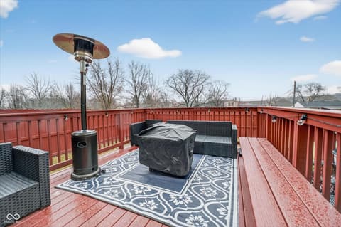 Outdoor living area at 1861 Osman Drive, Avon, IN